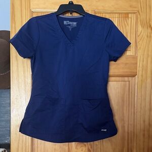 Grey's Anatomy Scrub Top Women's Dark Navy